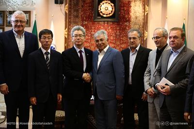 تصاویر | دیدار سفیر کره جنوبی با رئیس اتاق بازرگانی تبریز
