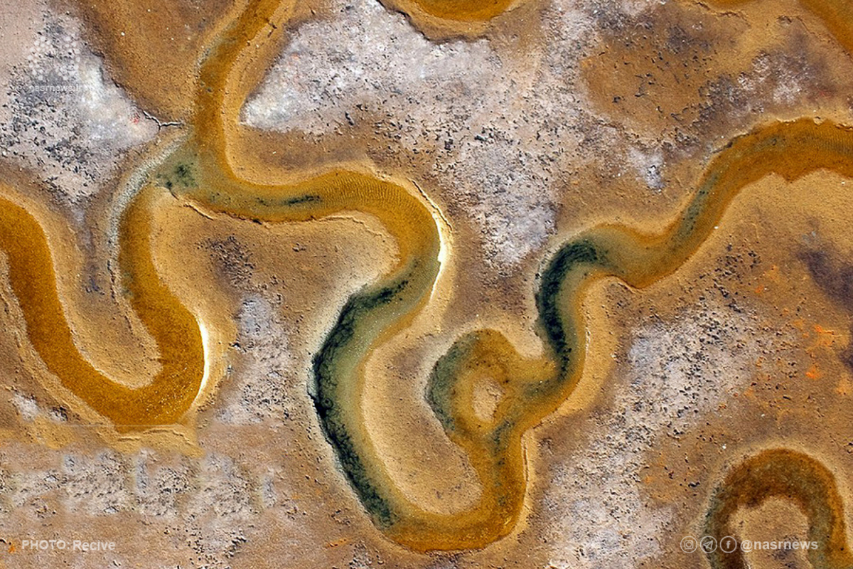 تصاویر | تصاویر هوایی از دریاچه‌های نمک کالیفرنیا 