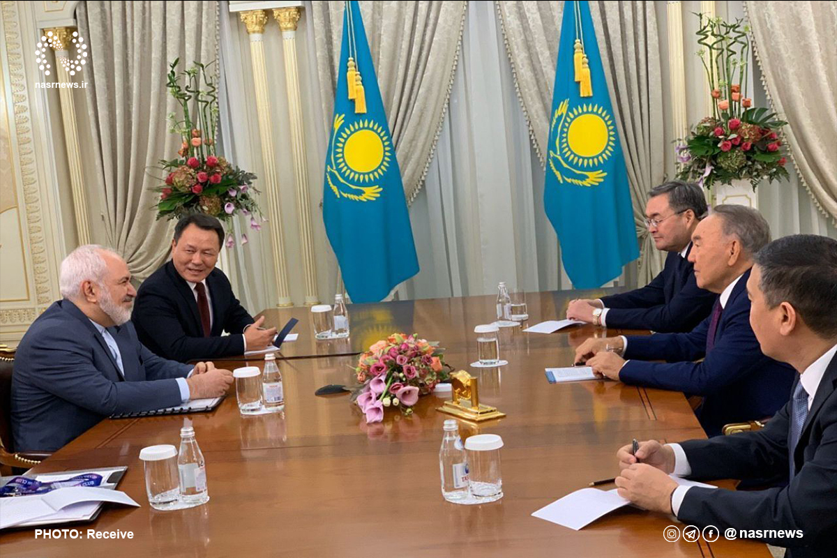 ظریف، رهبر قزاقستان
