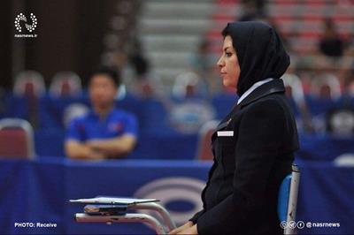 قضاوت داور زن ایرانی در رقابت‌های انتخابی المپیک ۲۰۲۰