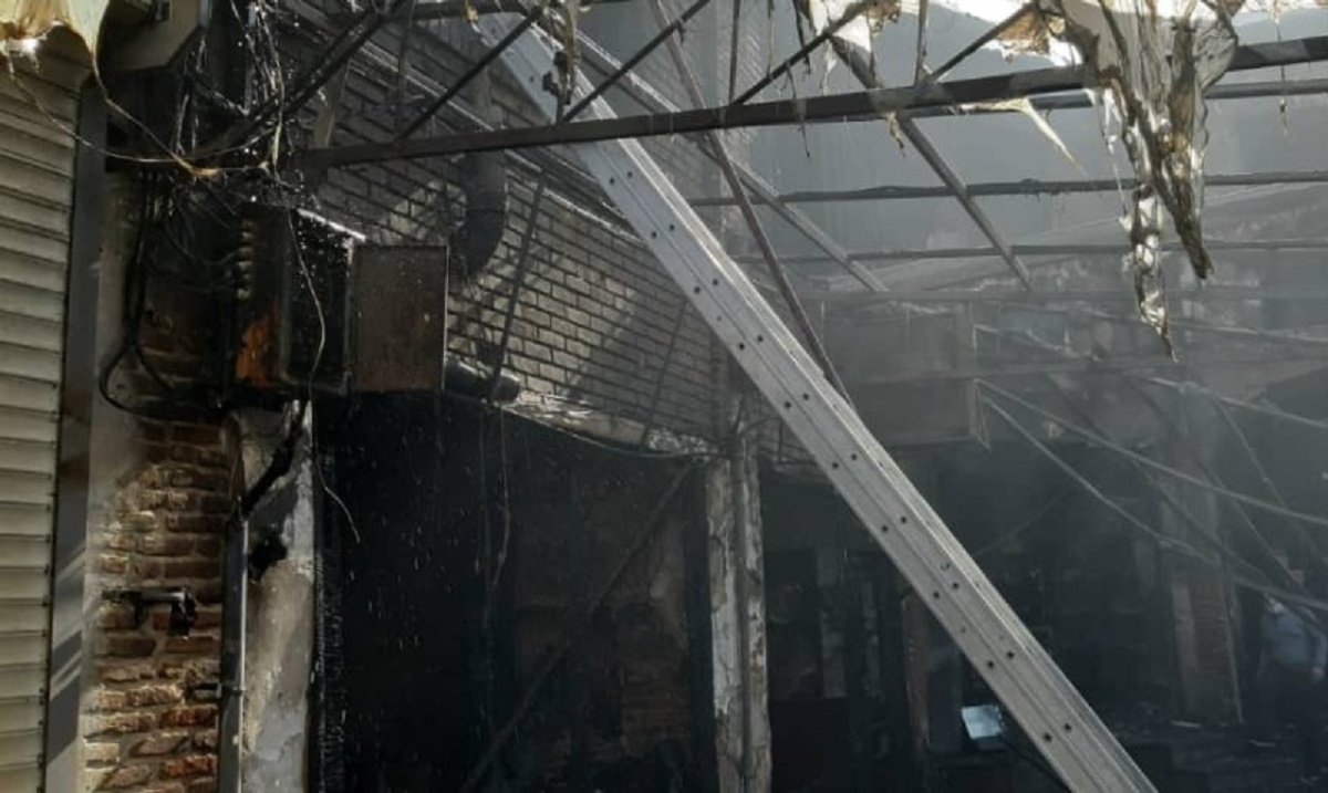 آتش‌سوزی بازار تبریز