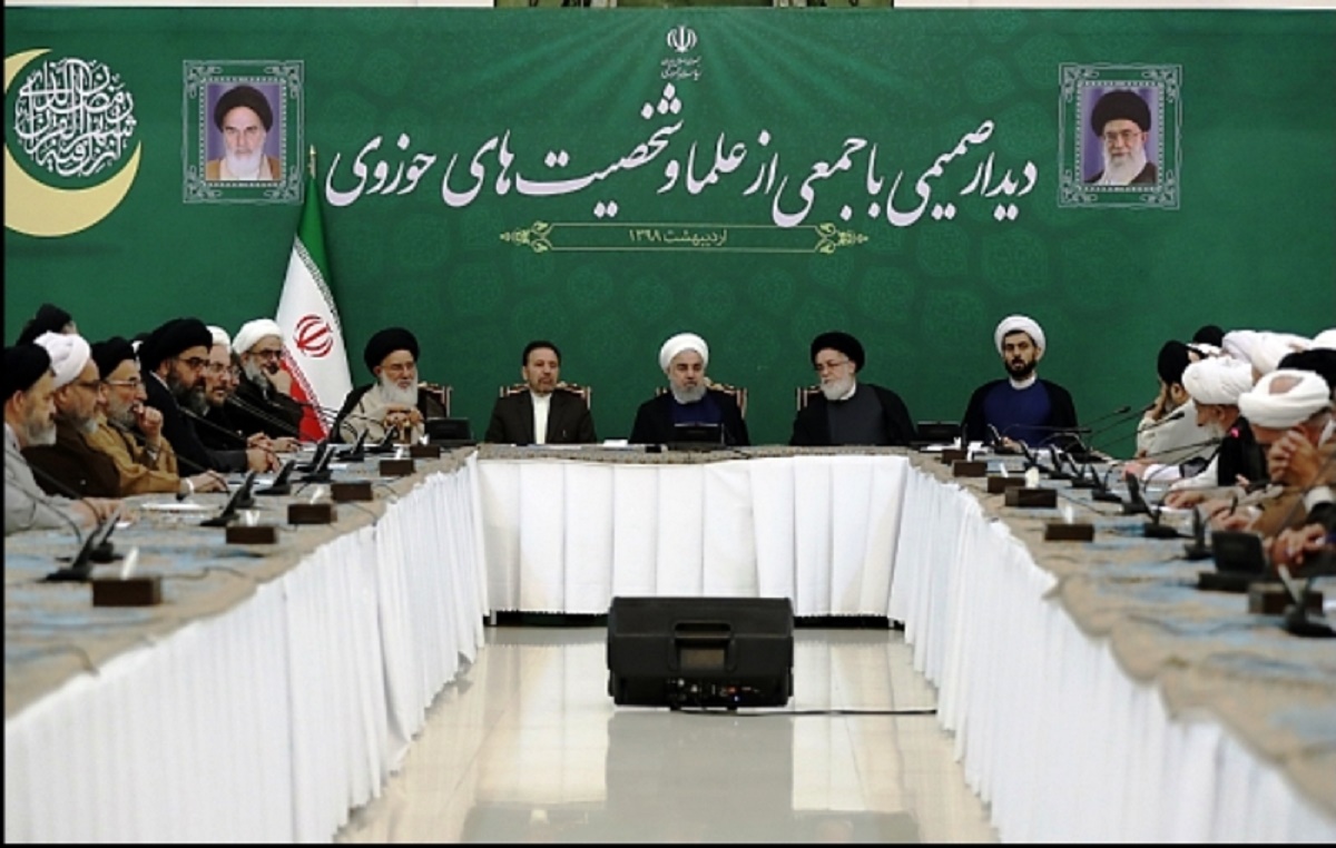 حسن روحانی رئیس جمهور، دیدار علما وشخصیت‌های حوزوی
