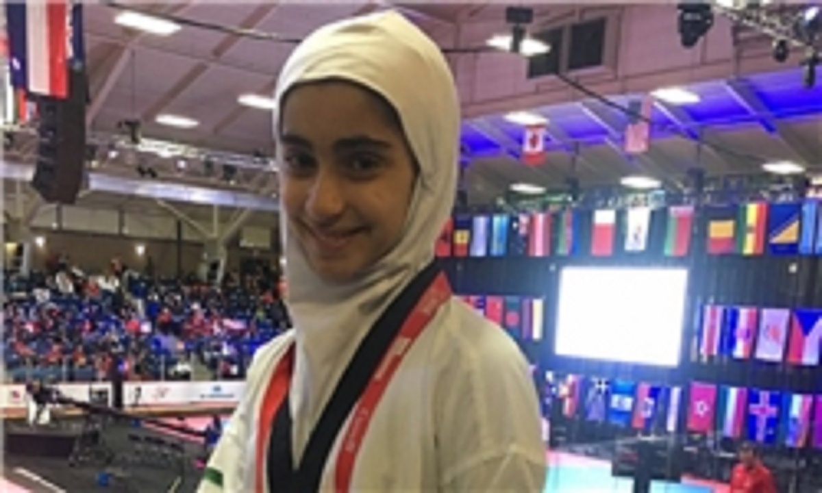 دختر تکواندوکار ایرانی قهرمان جهان شد