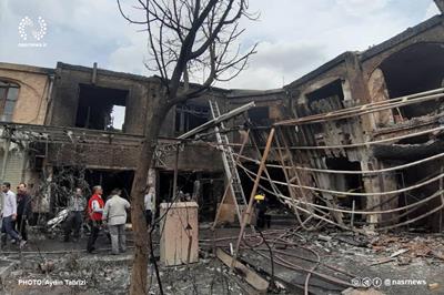 پیام رییس سازمان میراث فرهنگی در پی آتش سوزی در بازار تاریخی تبریز