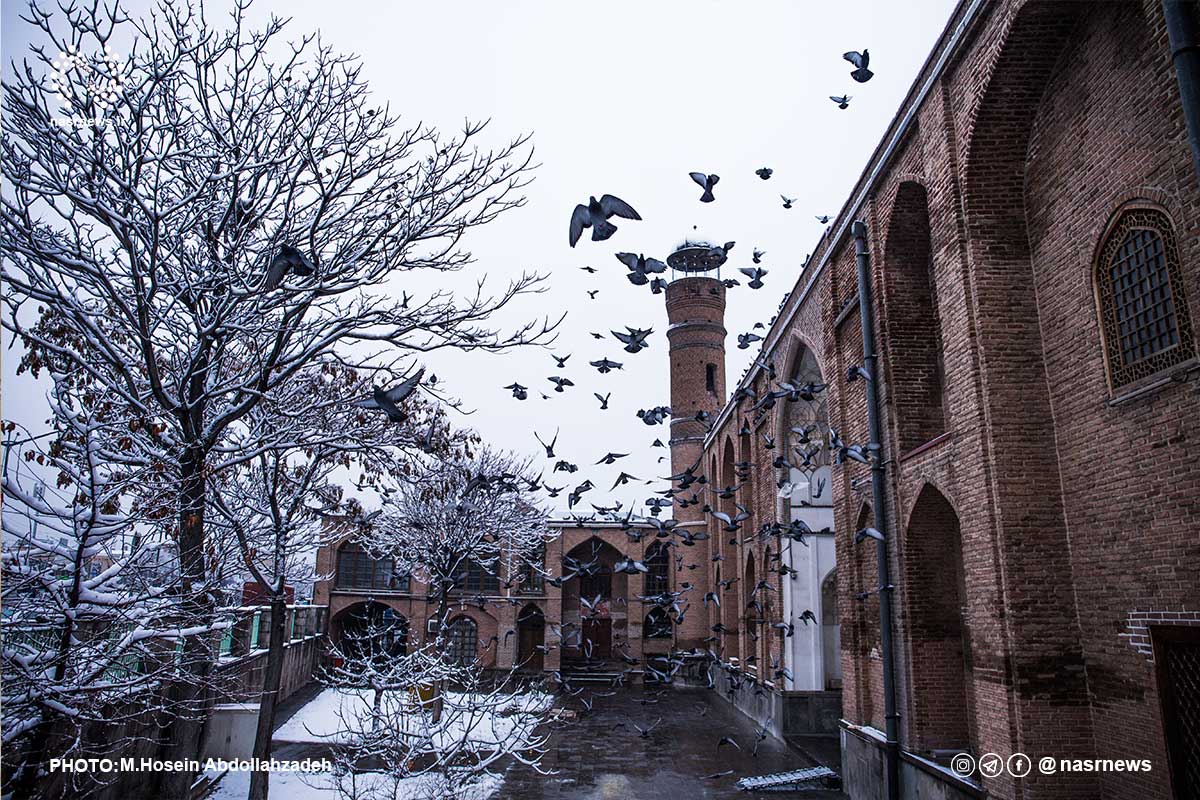 تصاویر | تبریز لباس زمستانی به تن کرد