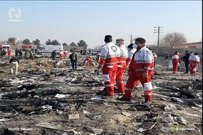 ایران سقوط هواپیمای مسافربری اوکراین در ایران را تسلیت گفت