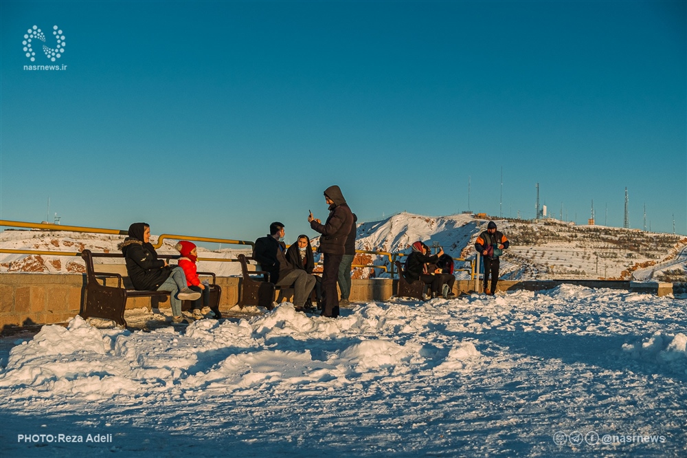 تصاویر | کوهنوردی زمستانی در تبریز