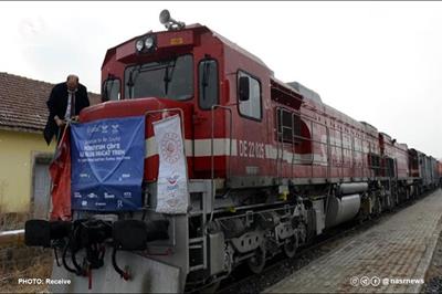 قطار حامل بار صادراتی از ترکیه به چین، مسیر اولیه خود در داخل ترکیه را پشت سر گذاشت