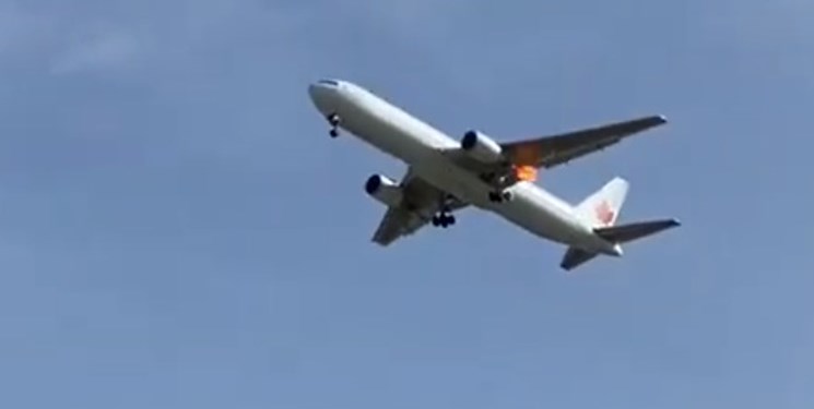 فیلم | وحشت گردشگران از نزدیک شدن هواپیما!