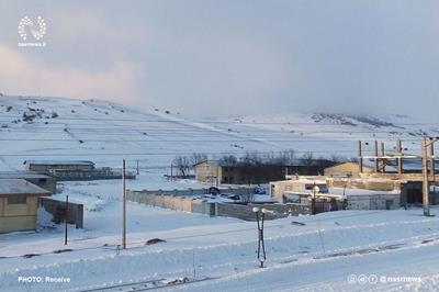 بارش برف راه ارتباطی ۲۵ روستای آذربایجان‌شرقی را بست