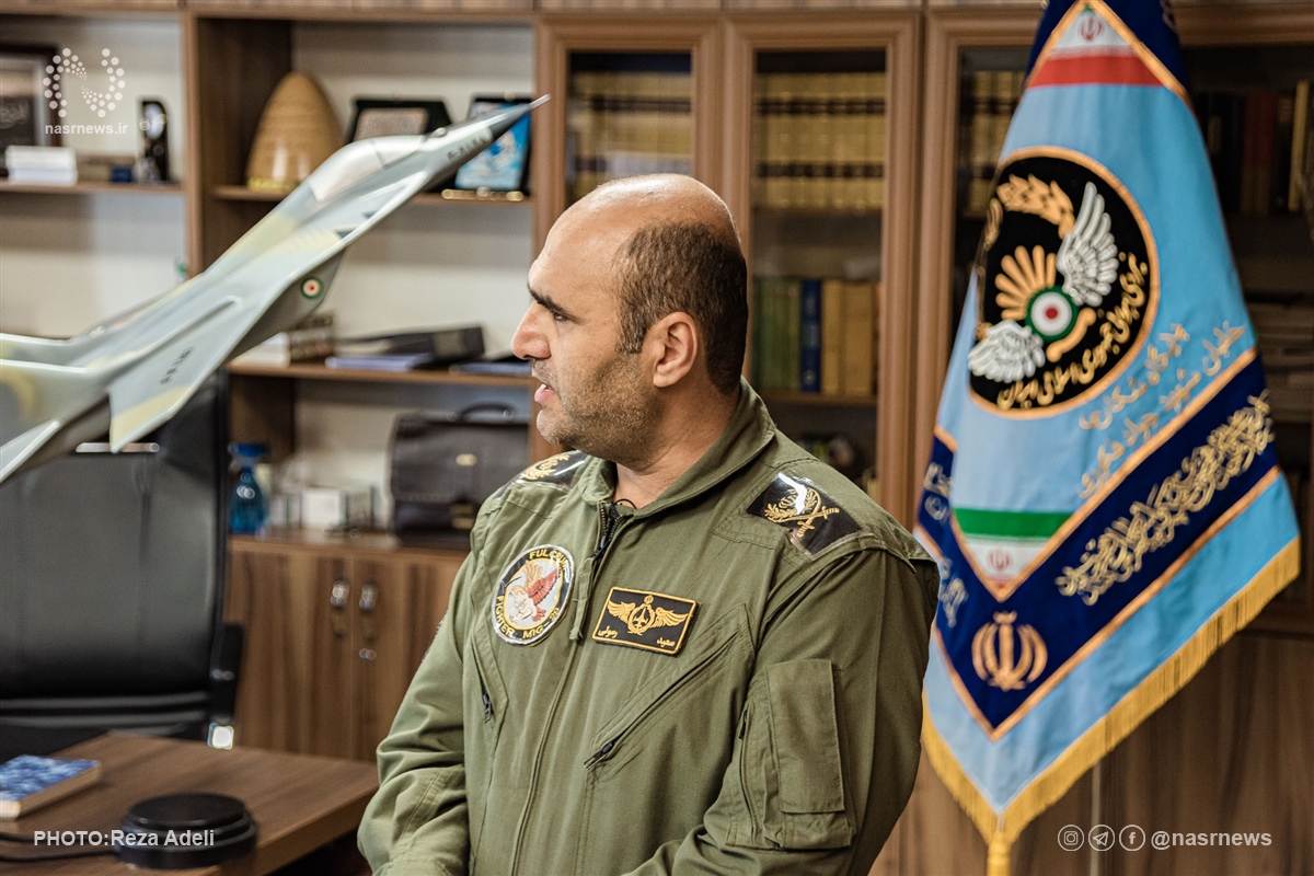 تصاویر | گفتگوی اختصاصی «نصر» با فرمانده پایگاه دوم شکاری نیروی هوایی ارتش در تبریز
