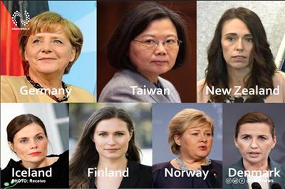رهبری زنان؛ عنصر مشترک هفت کشور موفق در مبازره با کرونا