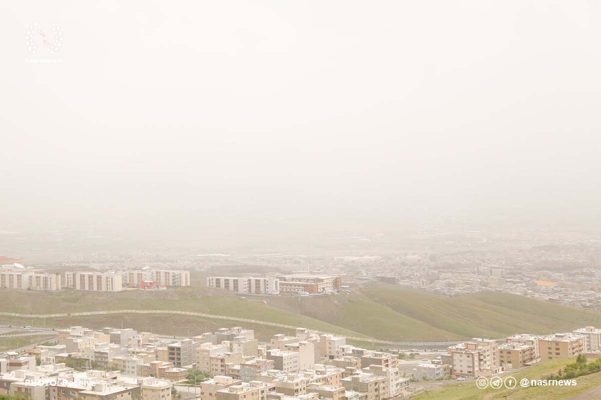 غبار آلود، ریزگرد، زنجان