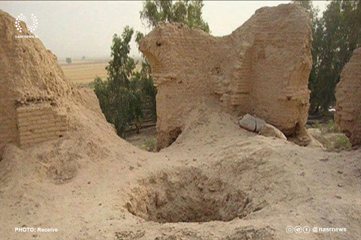 دستگیری چهار عامل حفاری غیرمجاز در شهر تاریخی لیلان /حفر تونل زیرزمینی در  یک خانه- نصرنیوز