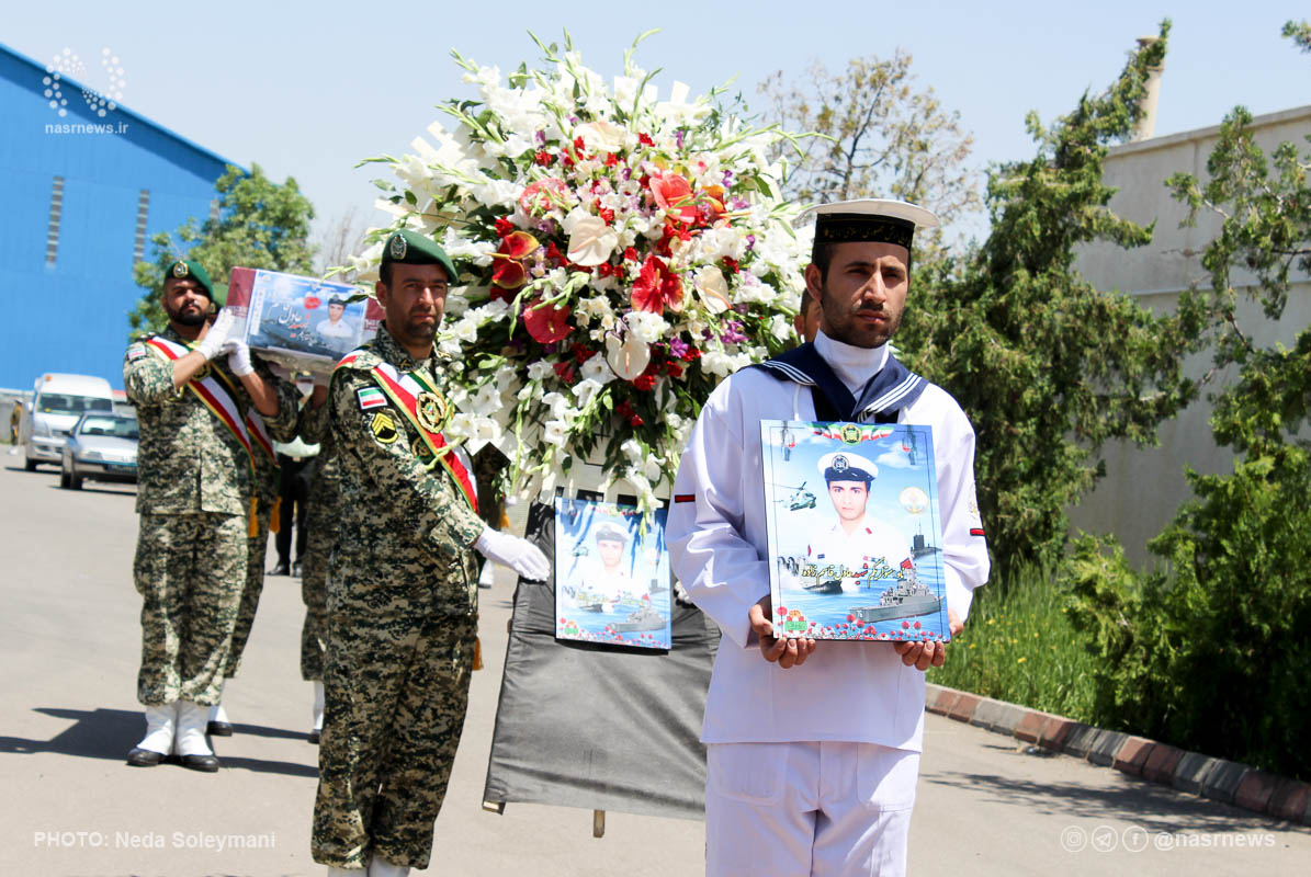 تصاویر | مراسم استقبال و تشییع رسمی شهید دریادل آذربایجان در تبریز