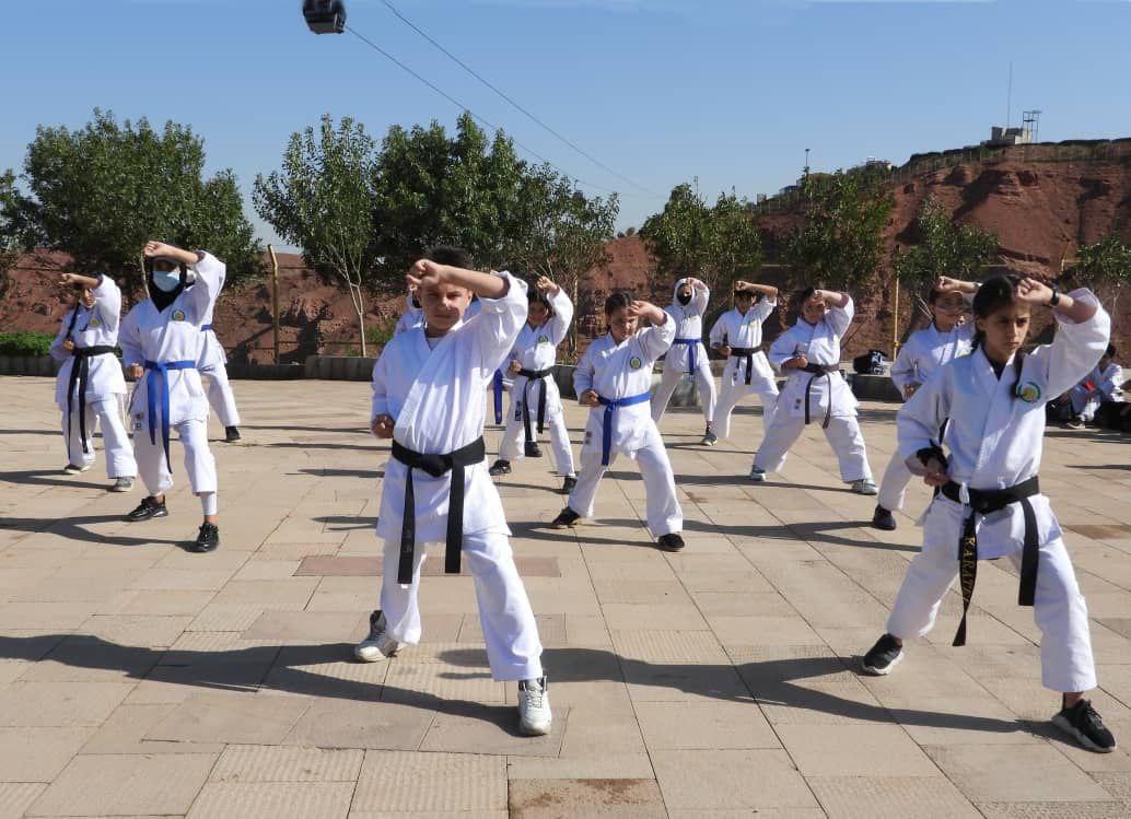 تصاویر | حضور ورزشکاران کاراته کا سبک jks در عینالی