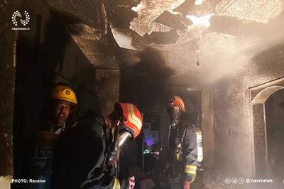 آتش‌سوزی ساختمانی در تبریز، دو مصدوم برجای گذاشت