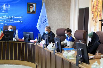 تصاویر | نشست خبری رئیس دانشگاه تبریز به مناسبت آغاز سال تحصیلی  با اصحاب رسانه