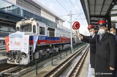 قطار باری ترکیه به چین به راه افتاد