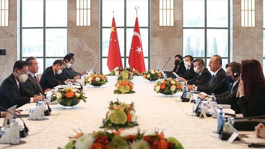 وزرای خارجه ترکیه و چین