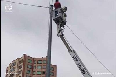  عملیات استقرار سامانه نظارت تصویری در پل اشرف نیا