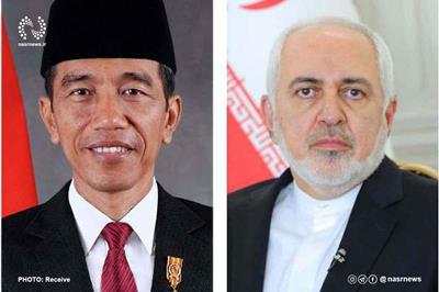 ظریف با رییس‌جمهوری اندونزی دیدار کرد