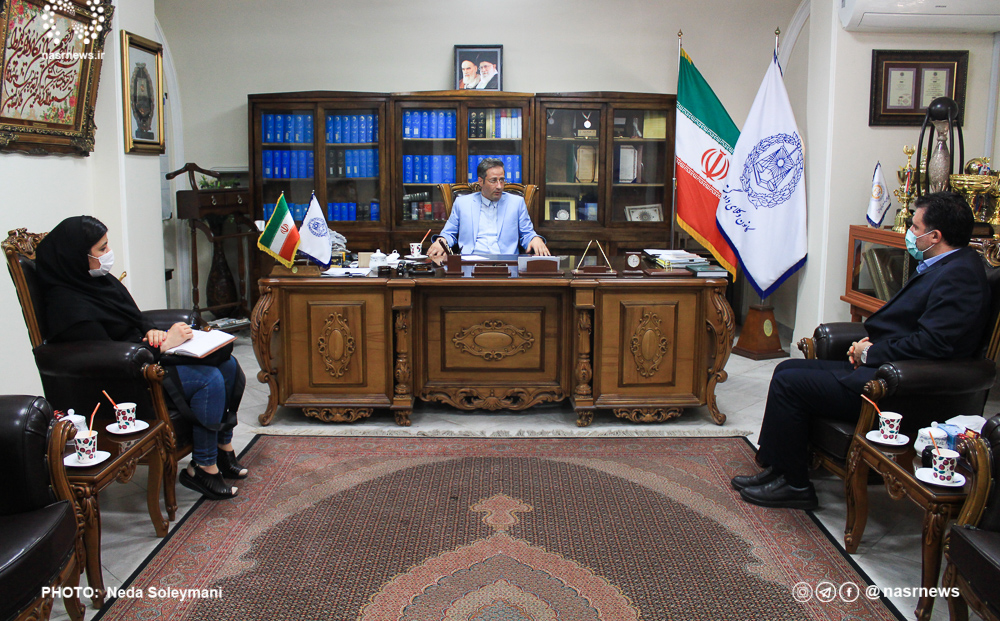 تصاویر | مصاحبه اختصاصی نصر با رئیس کانون وکلای آذربایجان شرقی