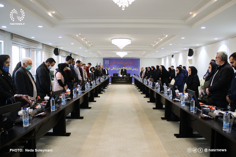 تصاویر | چهارمین نشست خبری رئیس دانشگاه علوم پزشکی تبریز  با اصحاب رسانه