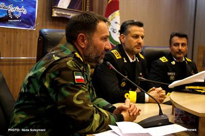 تصاویر | نشست خبری رییس مرکز مطالعات راهبردی نیروی دریایی ارتش در تبریز
