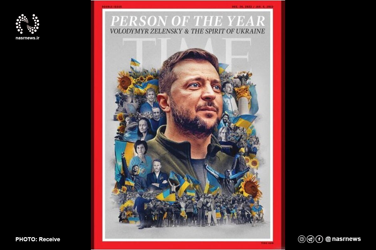 «زلنسکی» و «روح اوکراین» 2 شخصیت سال مجله تایم شدند