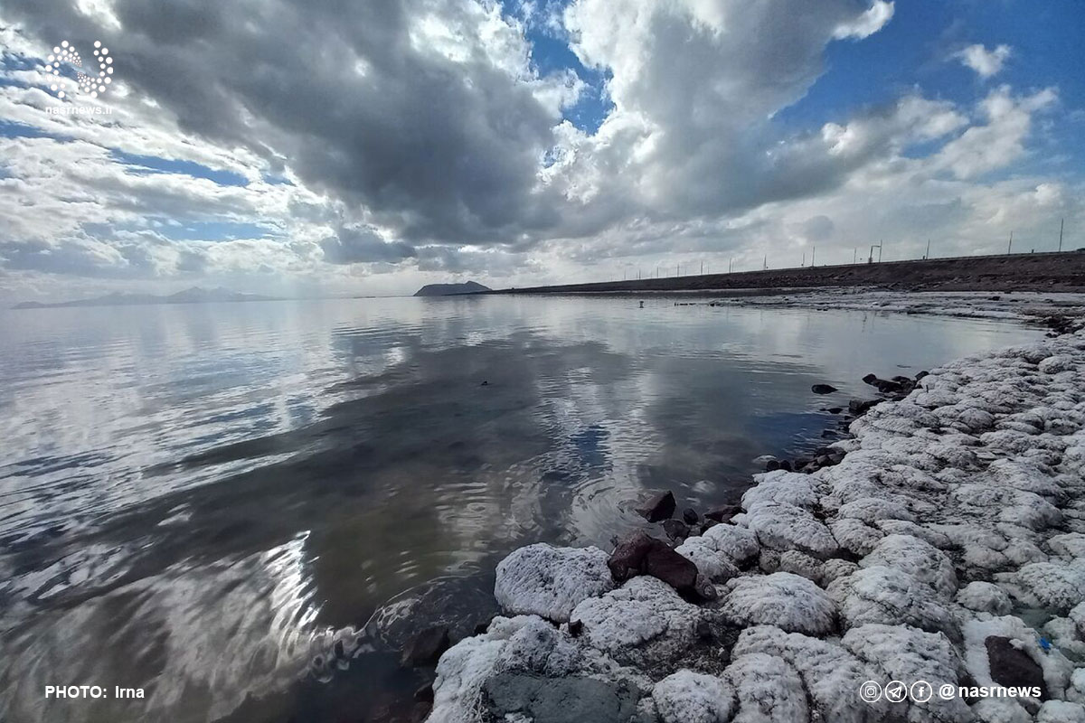تصاویر | افزایش وسعت دریاچه ارومیه