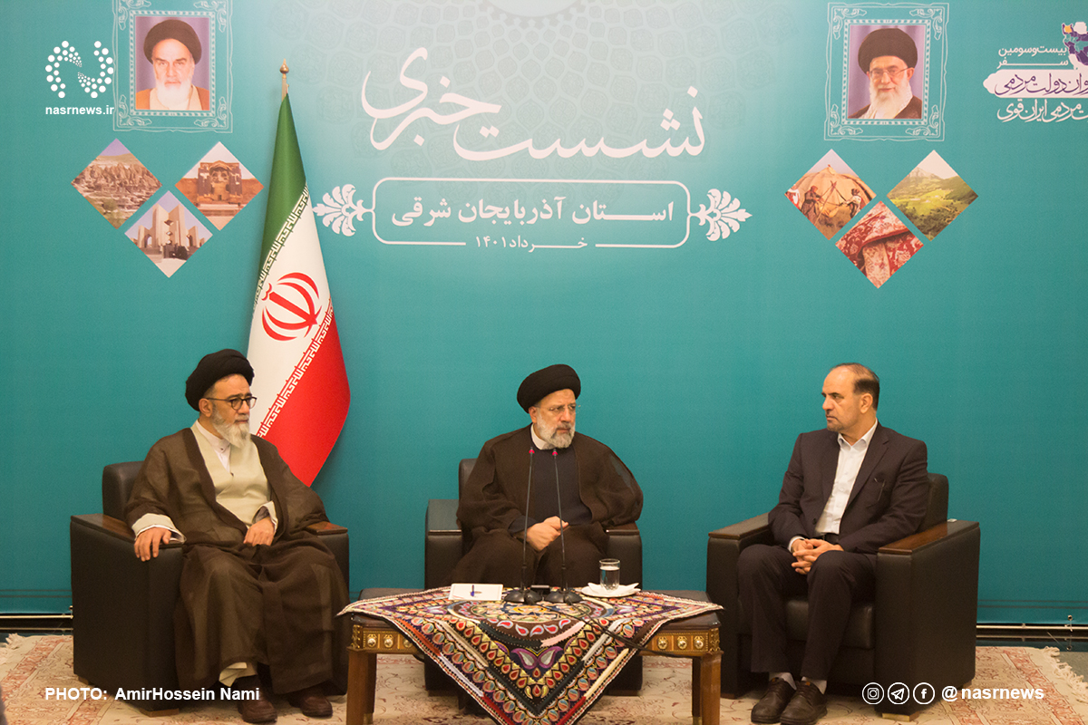 تصاویر | نشست خبری رییس‌جمهور در تبریز