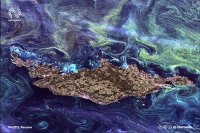  تصاویر | تصاویر ماهواره‌ای از زمین که شبیه به آثار هنری اند