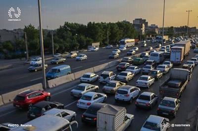 فیلم | ترافیک سنگین در محور تبریز صوفیان