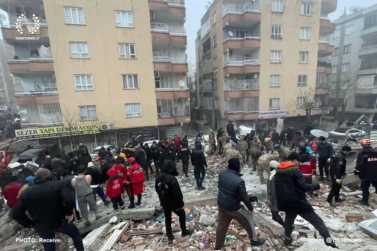 فیلم | تصاویر دوربین مداربسته از زمین‌لرزه امروز ترکیه