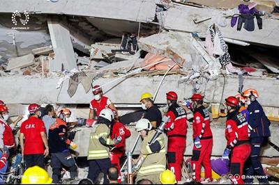 شمار قربانیان زلزله در 10 استان ترکیه به دو هزار و 316 نفر رسید