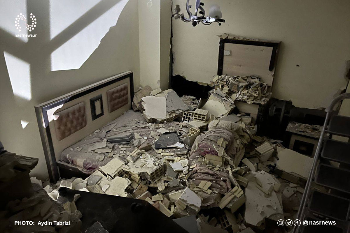تصاویر | محل انفجار در تبریز