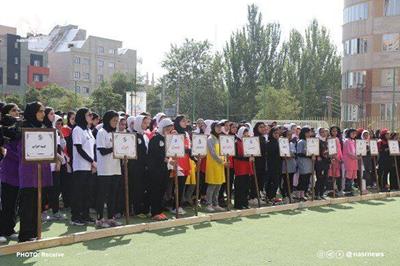 برگزاری مراسم افتتاحیه مسابقات هاکی المپیاد استعدادهای برتر در تبریز