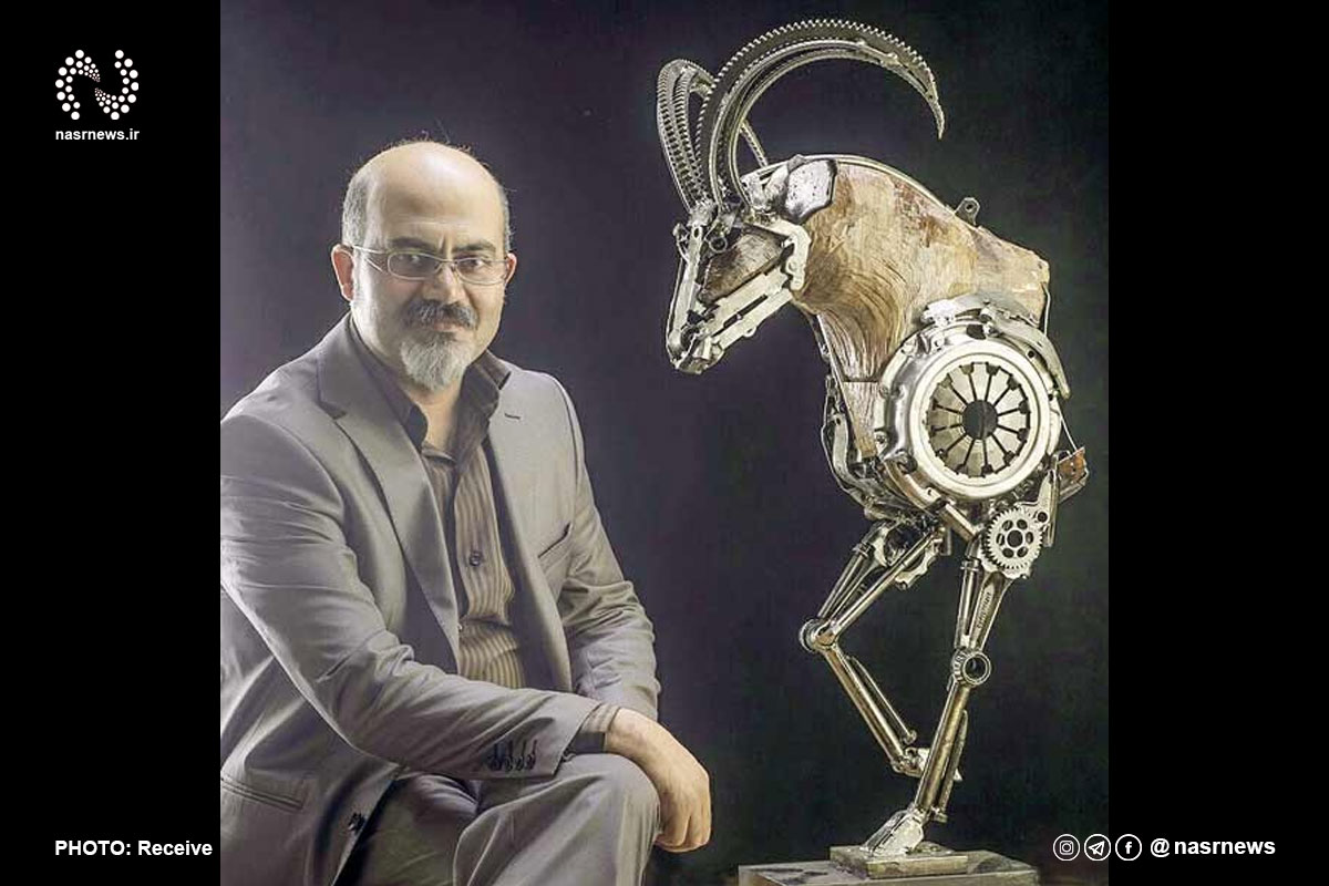 حضور بهرام آشفته هنرمند مجسمه ساز در دومین رویداد بین المللی هنر بازیافت قطر