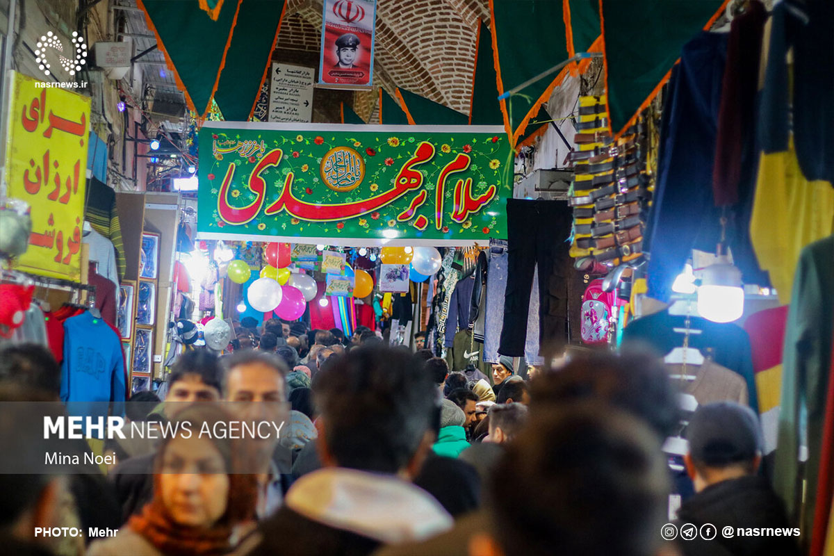 تصاویر | بازار تاریخی تبریز در روز نیمه شعبان