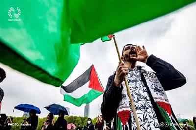 راهپیمایی حمایت از غزه در ۱۰۰ شهر و ۴۵ کشور جهان
