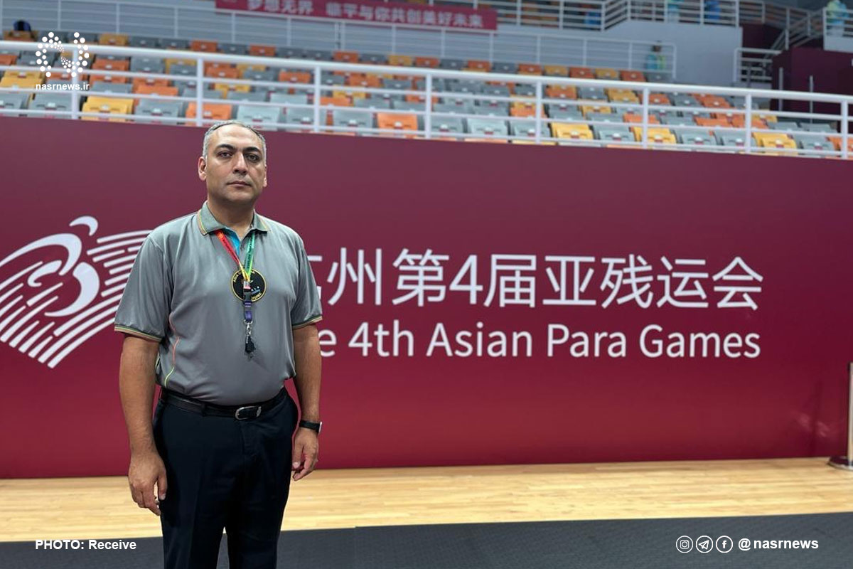 قضاوت داور بین المللی والیبال نشسته استان در رقابت های پارالمپیک پاریس