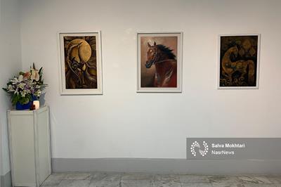 تصاویر | نمایشگاه آثار نقاشی «وحیده غلامی اصل»