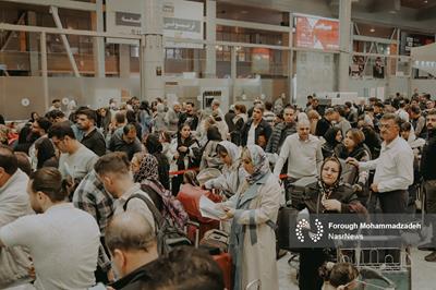 تصاویر | روز پرترافیک فرودگاه بین‌المللی تبریز