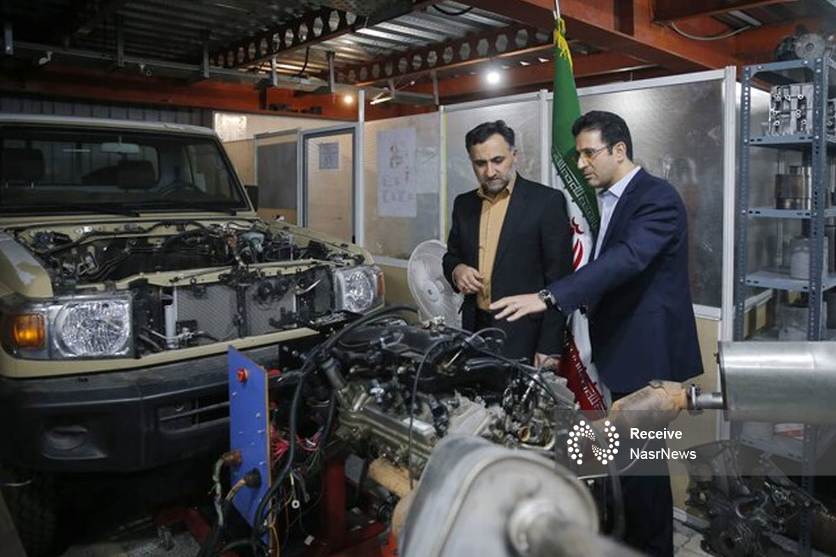 رونمایی از موتور ۶ سیلندر خورجینی با کاربرد در صنعت خودروسازی با حضور معاون رئیس‌جمهور