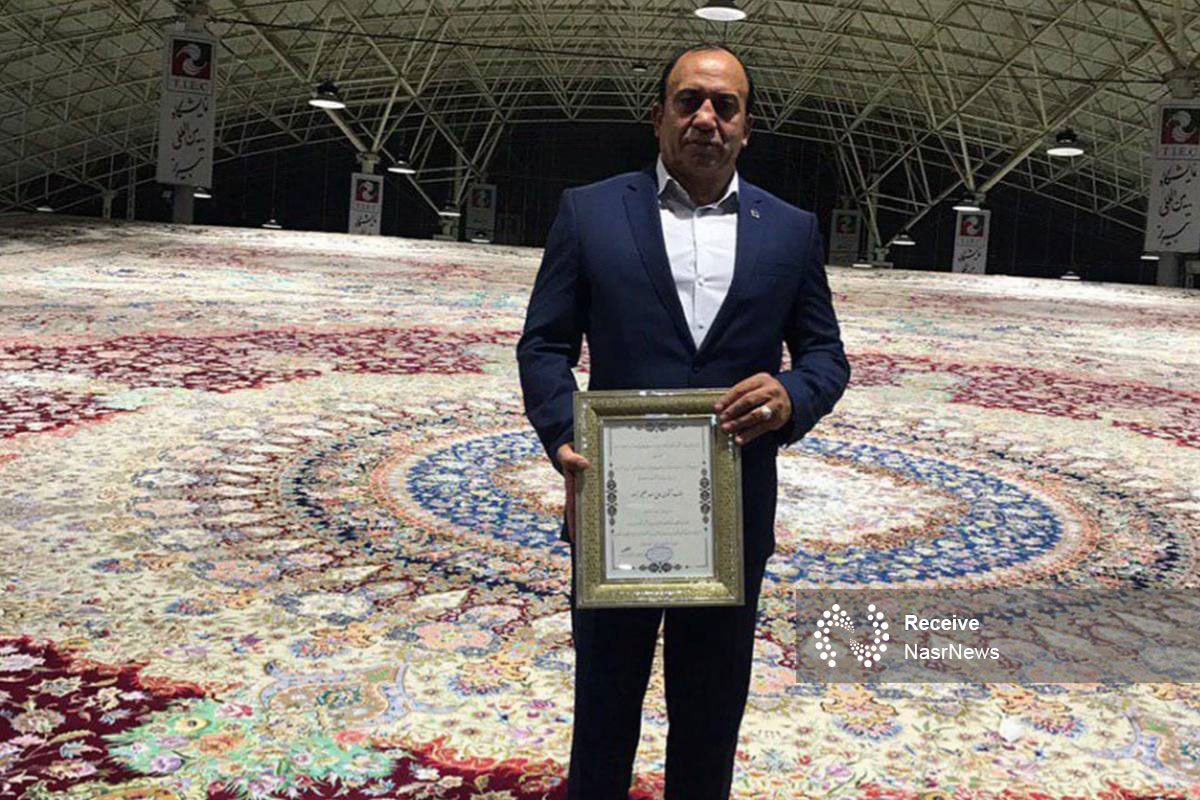 رونمایی از بزرگترین فرش بافت تبریز در دبی