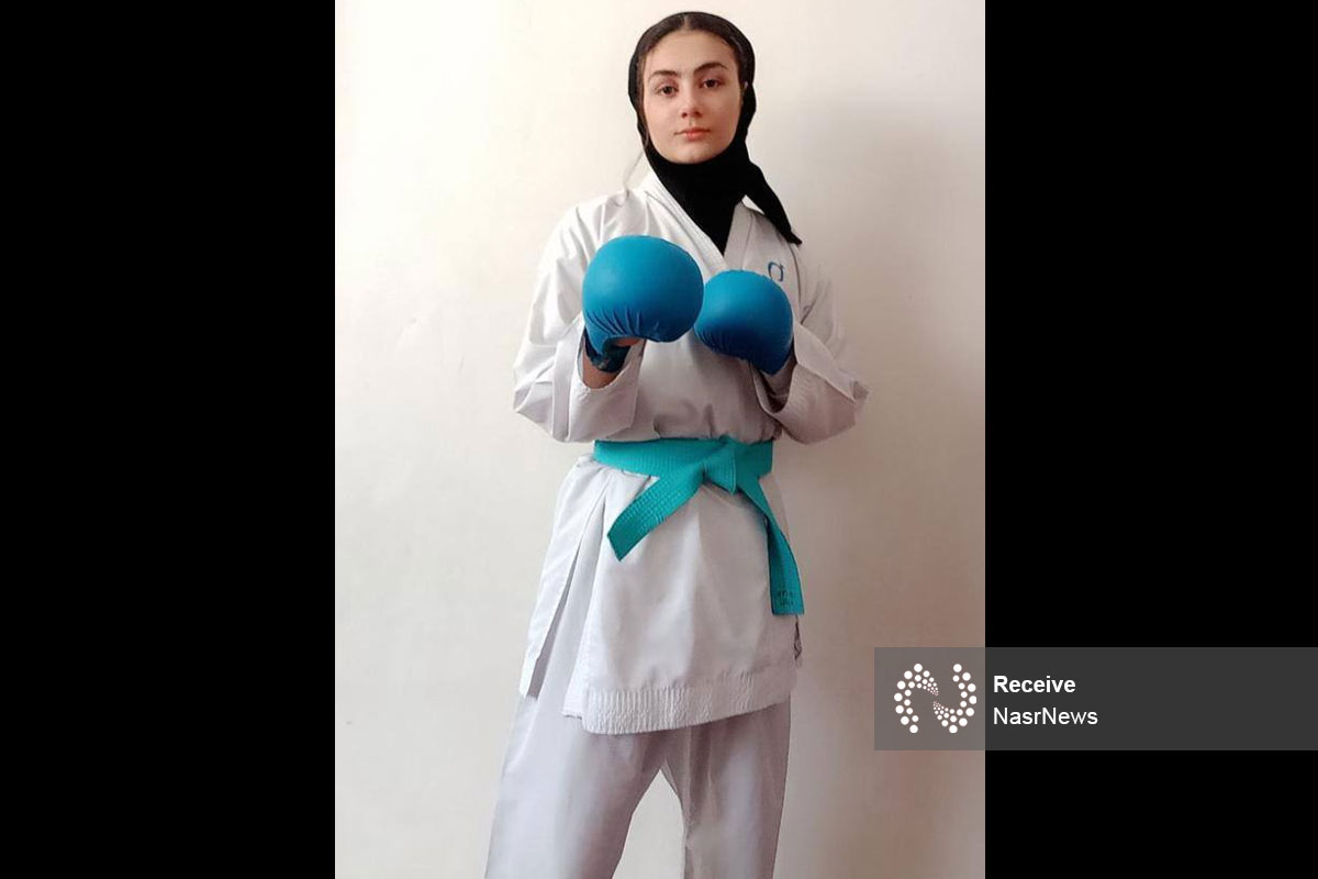 دختر تبریزی در اردوی تیم ملی کاراته جوانان