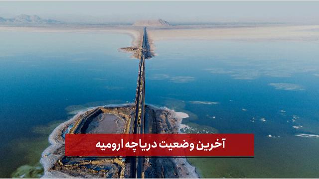 فیلم | آخرین وضعیت دریاچه ارومیه (اردیبهشت 1403)