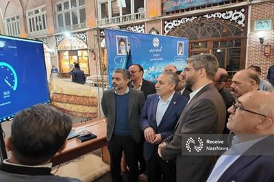 آغاز عملیات برگردان از کابل مسی به فیبر ملی بازار بزرگ تبریز