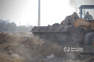 آغاز پاکسازی گسترده شهرک خاوران/ جمع‌آوری یک‌ هزار و ۱۰۰ تن نخاله ساختمانی